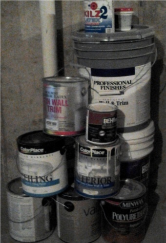 old paint collection