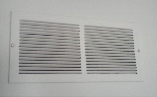 correct vent with black ducting Obscure your view of ducting dust with black ducting and a properly-installed vent cover.